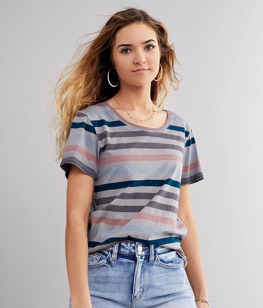 BKE Striped T-Shirt front view