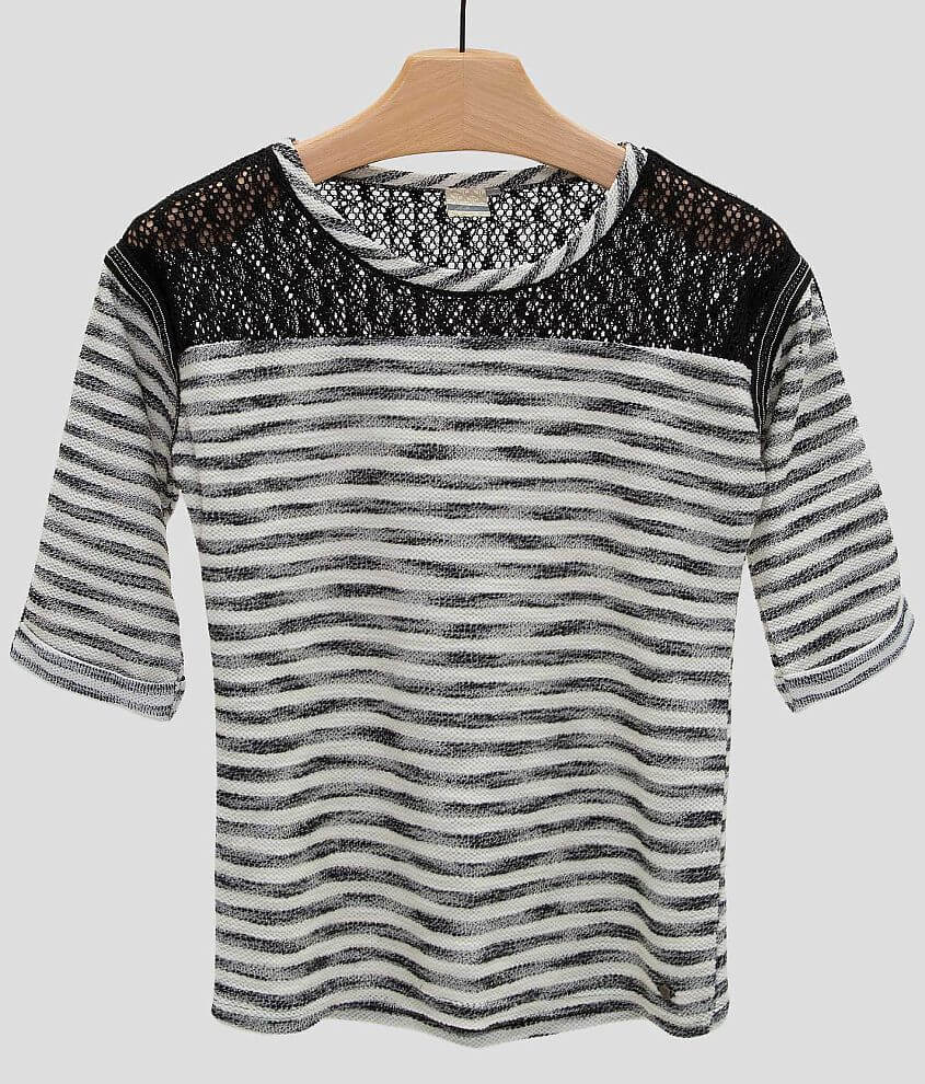 Fade by BKE Striped Sweatshirt front view