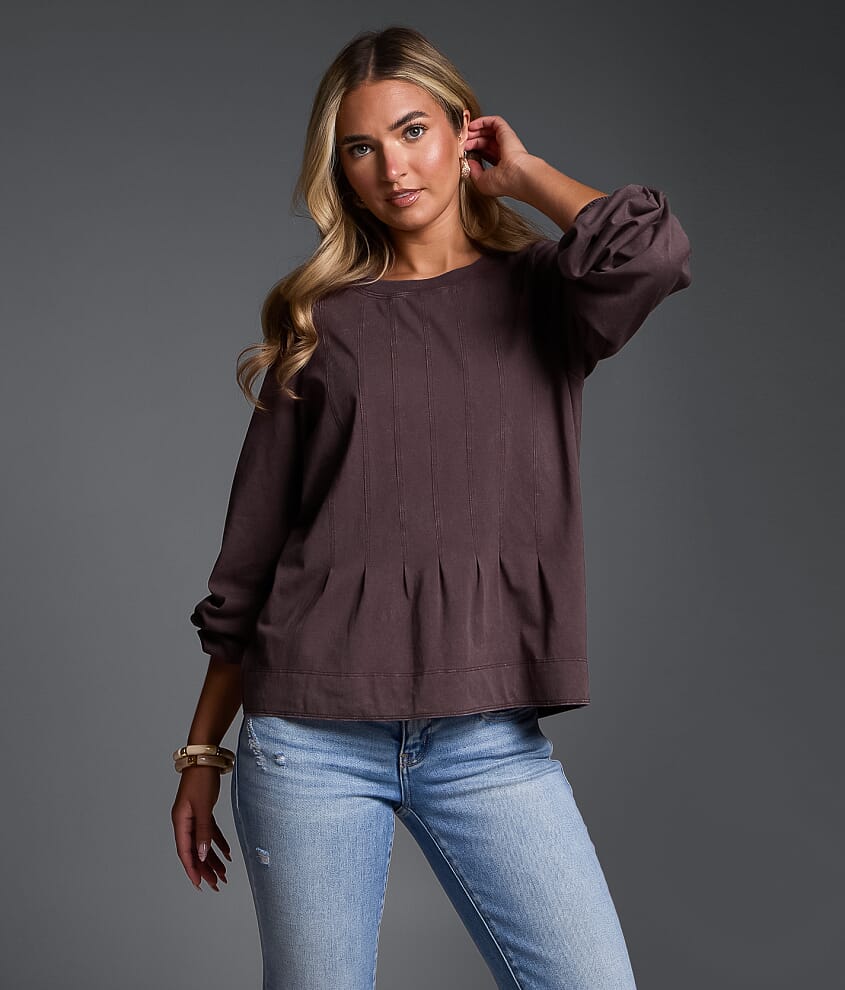 Refined Edit - Pleated Top