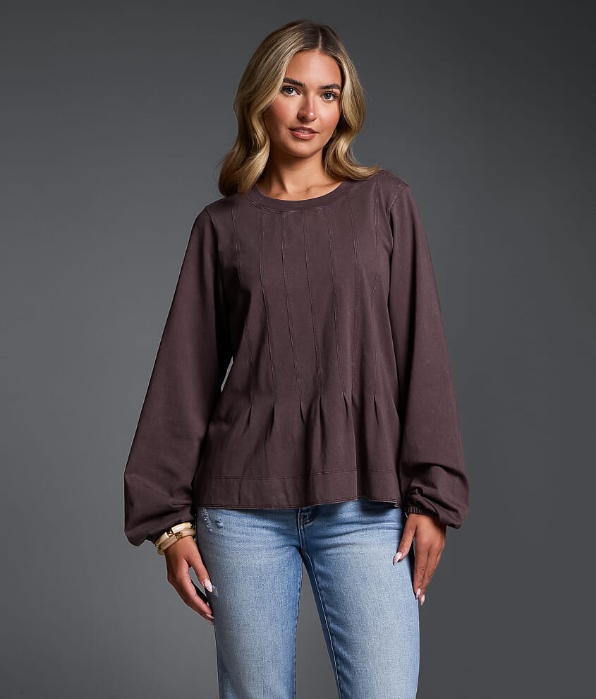 Refined Edit - Pleated Top