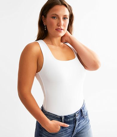 Buckle Black Shaping & Smoothing Tank Top front view