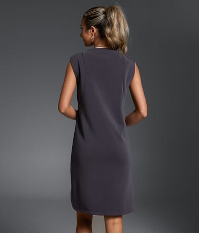 Buckle Black Active Mini Tank Dress BACK