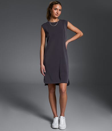 Buckle Black Active Mini Tank Dress FULL_LEFT_SIDE