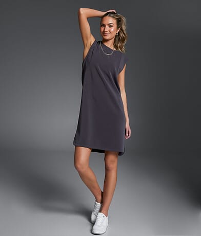 Buckle Black Active Mini Tank Dress FULL_RIGHT_SIDE