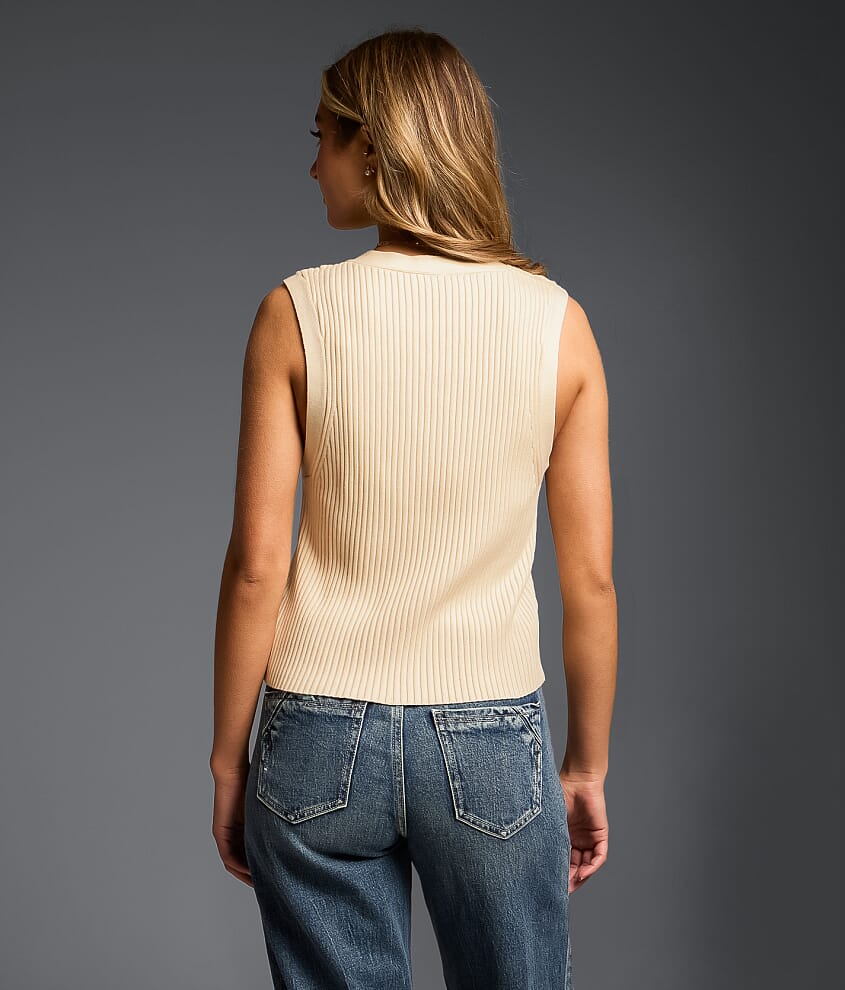 Refined Edit - Ribbed Hanky Vest - thumbnail 3