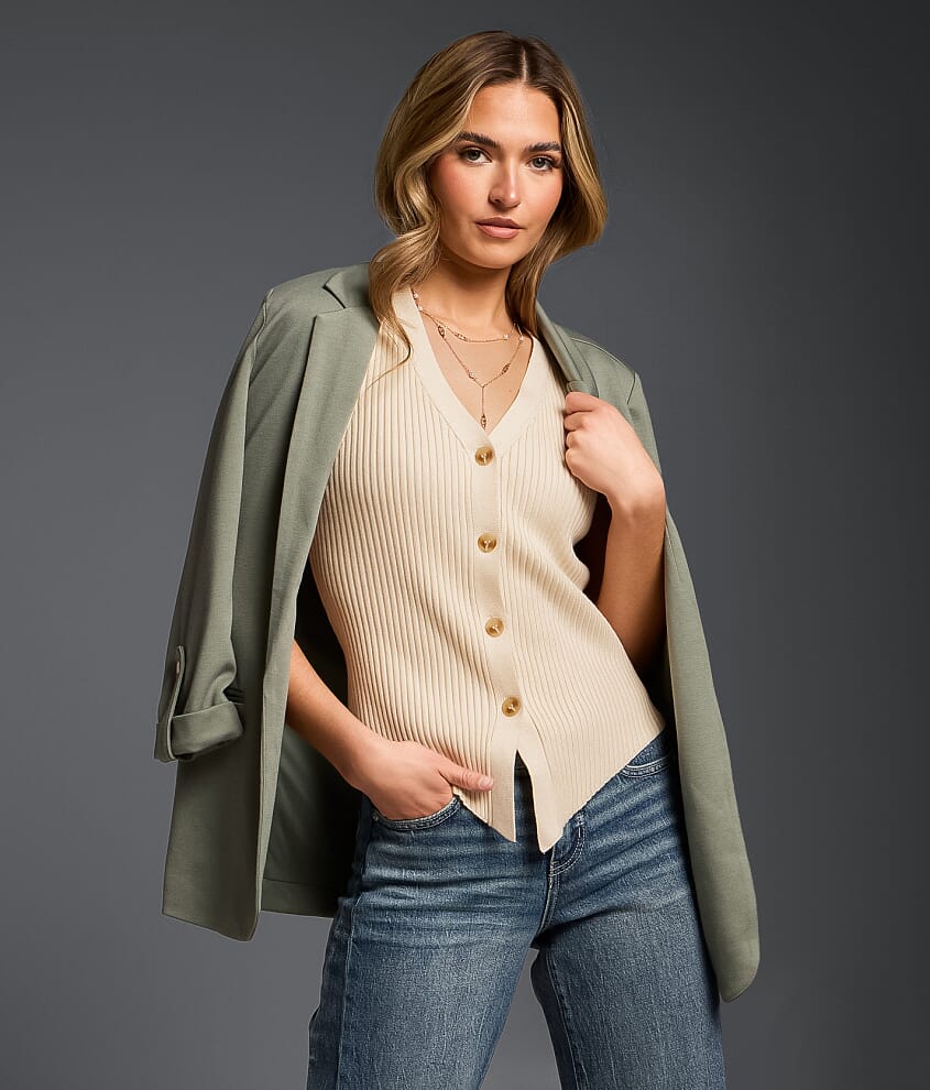 Refined Edit - Ribbed Hanky Vest