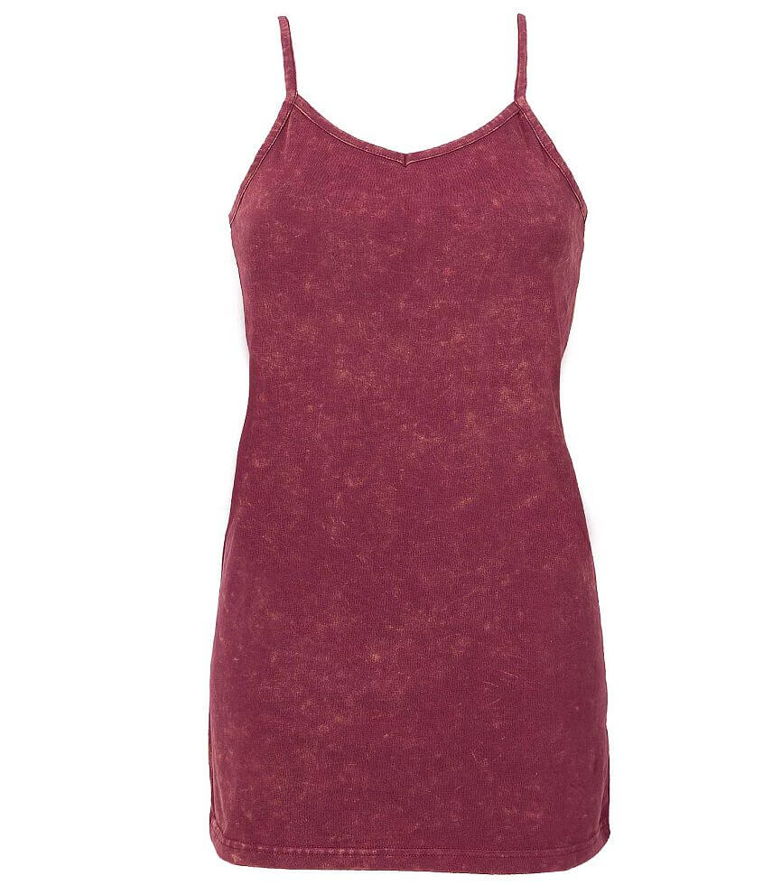 BKE Acid Washed Tank Top - Women's Tank Tops in Windsor Wine Acid Wash