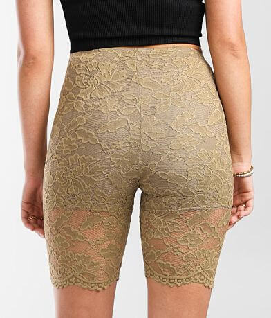 BKEssentials Floral Lace Biker Short back view
