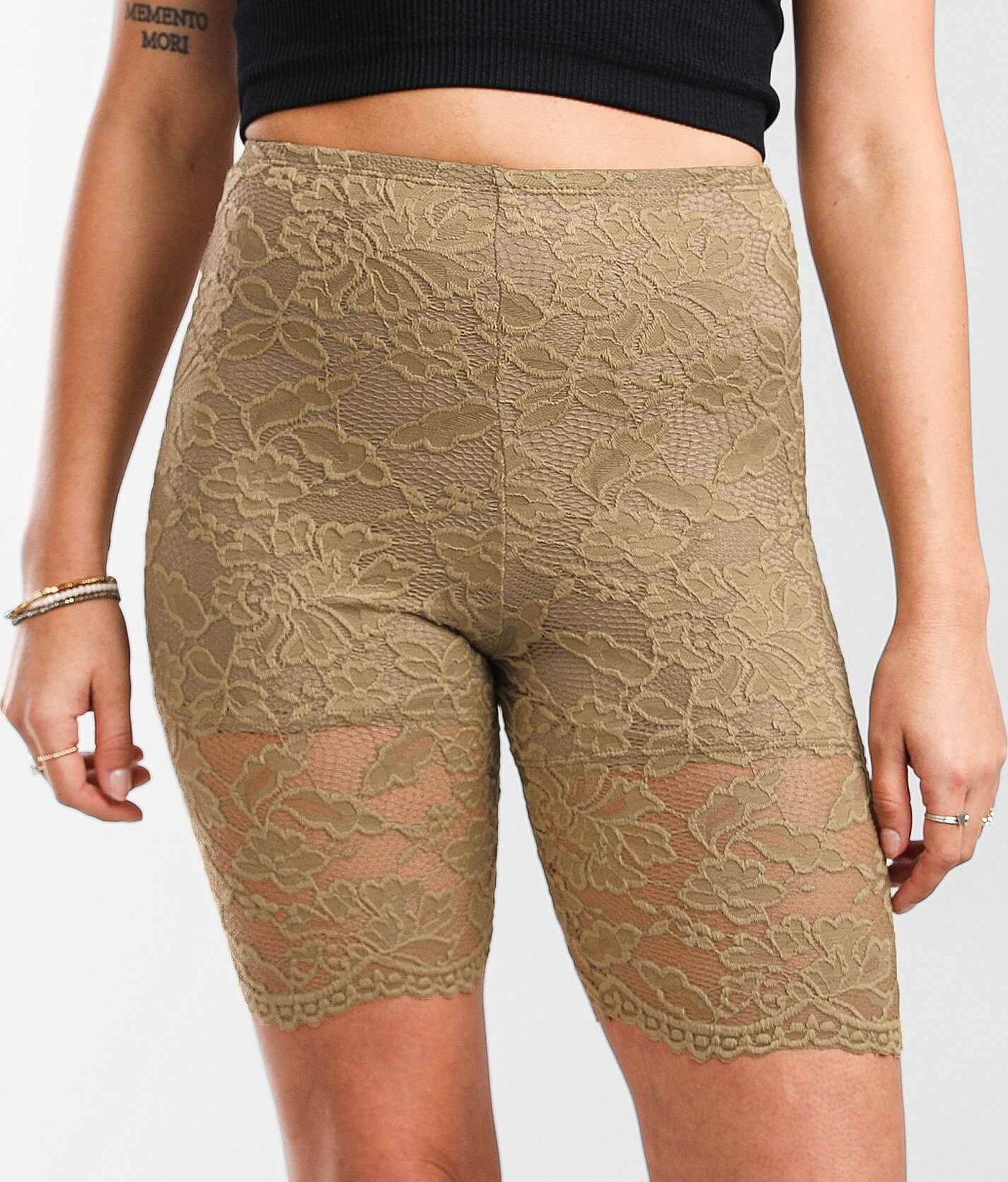 All lace biker store shorts