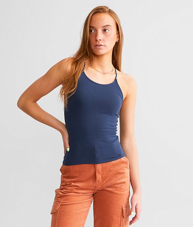 FITZ + EDDI Bungee Strap Tank Top full left side view