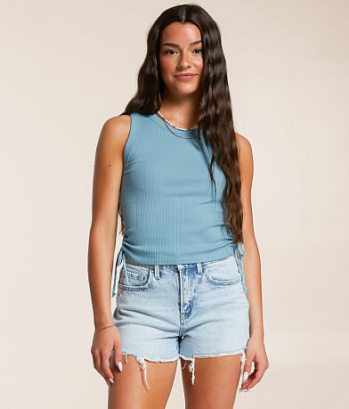 FITZ + EDDI Ribbed Tank Top front view
