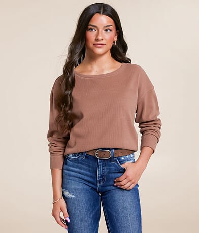 FITZ + EDDI Brushed Knit Thermal front view