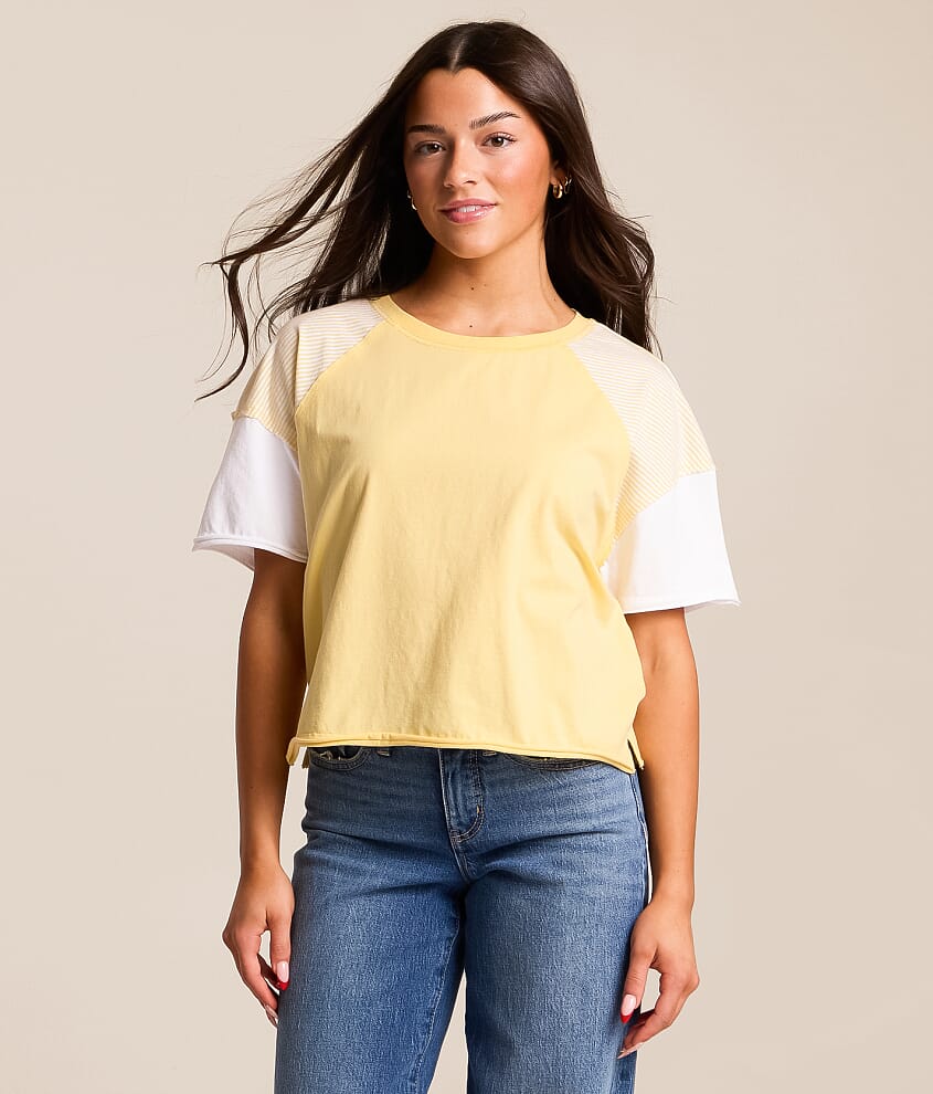 Striped Color Block T-Shirt