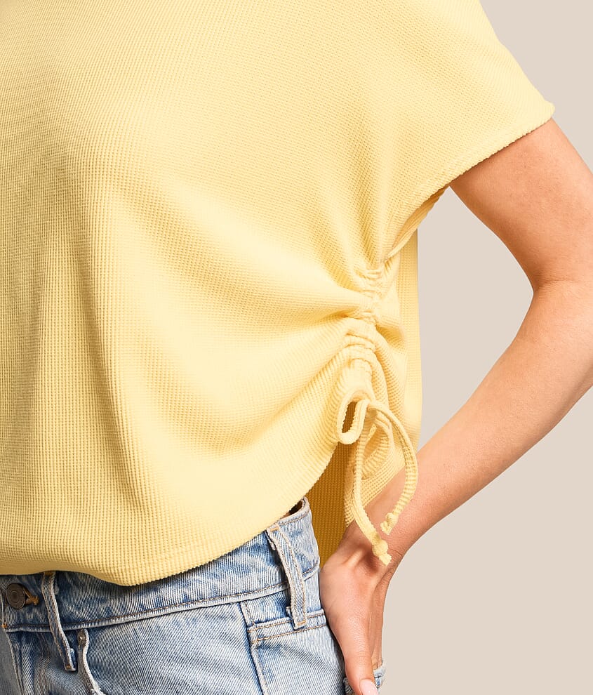 Cinch Tie Cropped Top
