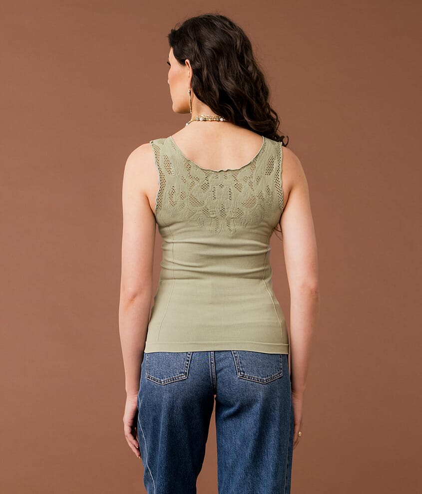 Laser Cut Two Way Tank Top