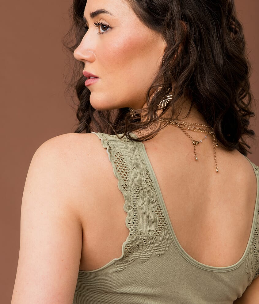 Laser Cut Two Way Tank Top