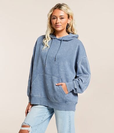 Washed Knit Hooded Sweatshirt thumbnail 2
