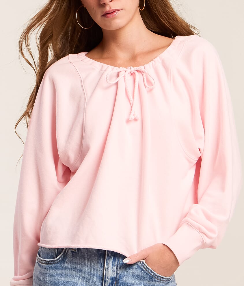 Cinch Tie Boatneck Pullover