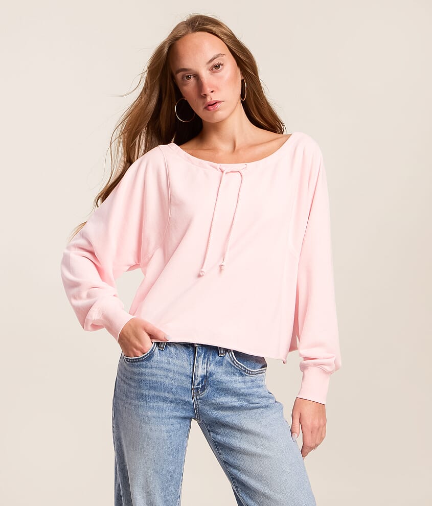 Cinch Tie Boatneck Pullover