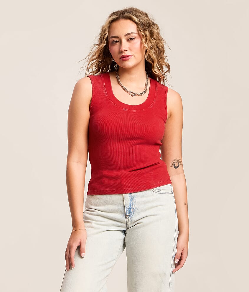 Washed Two Way Tank Top