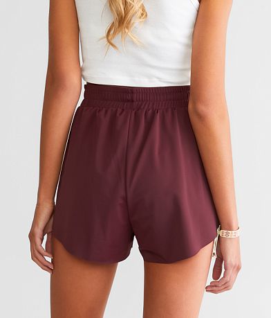 BKE Tulip Overlay Active Stretch Short BACK