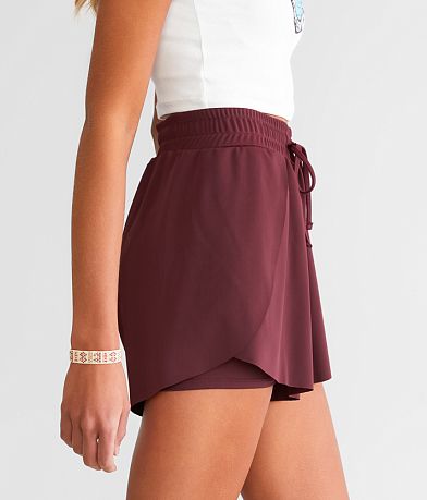 BKE Tulip Overlay Active Stretch Short FULL_LEFT_SIDE