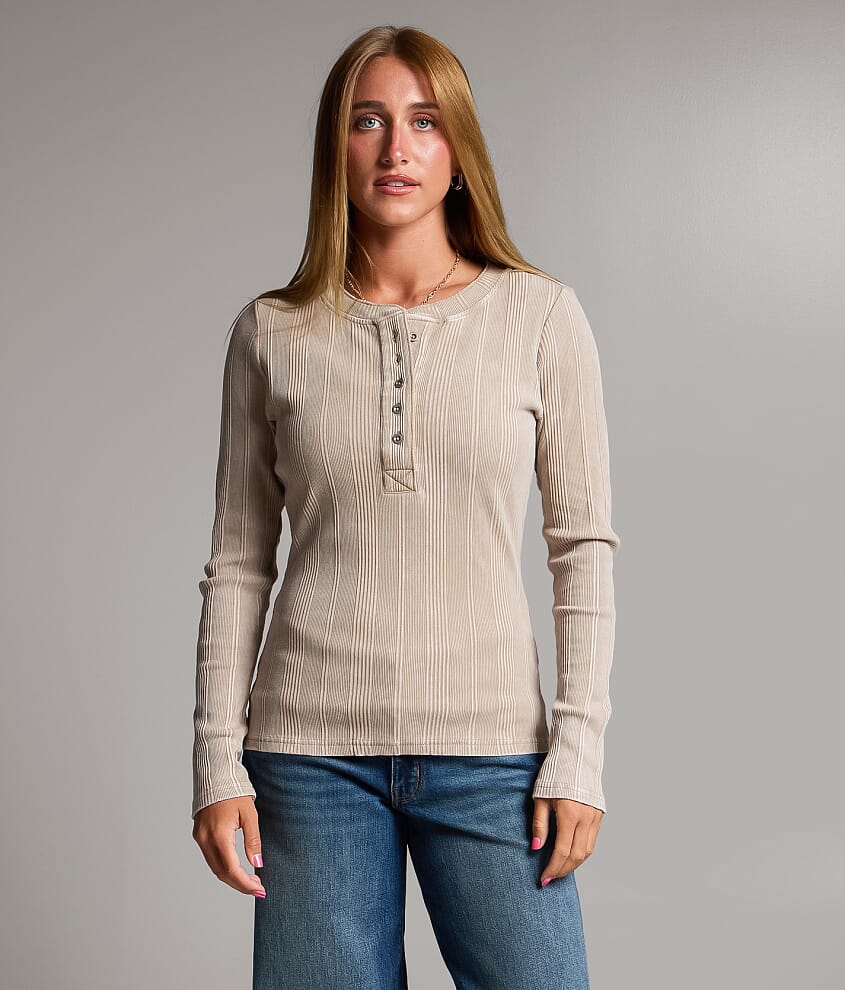 Washed Henley