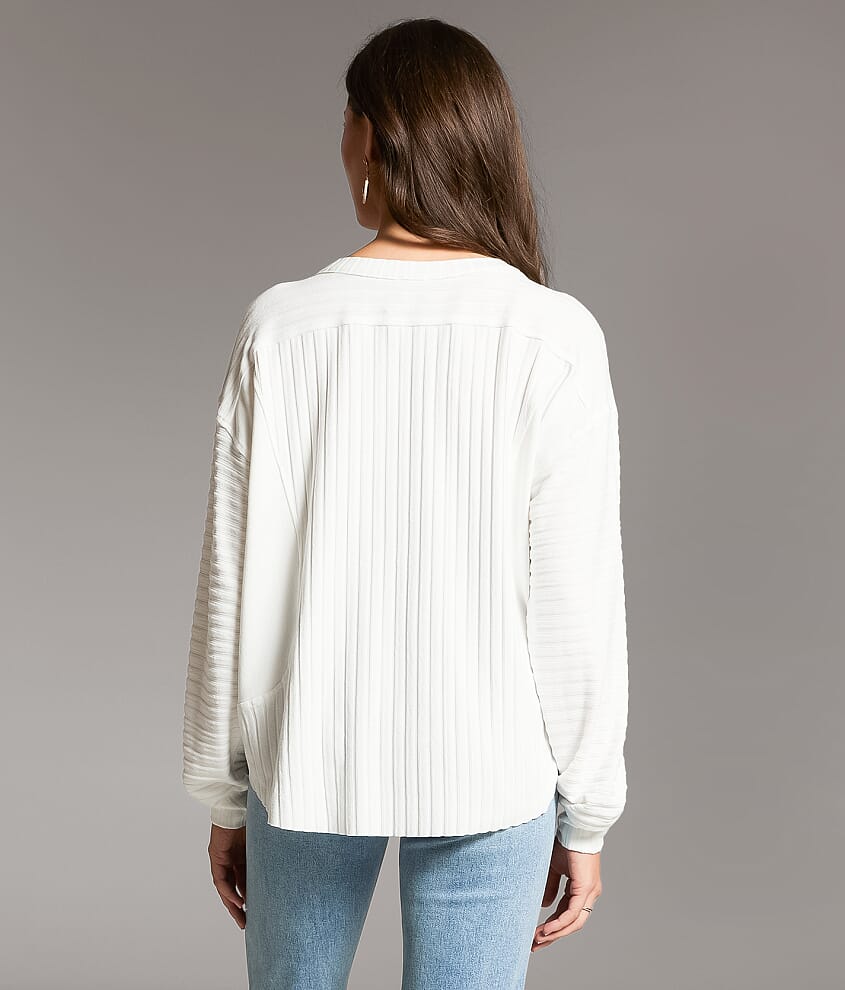 Brushed Wide Rib Top