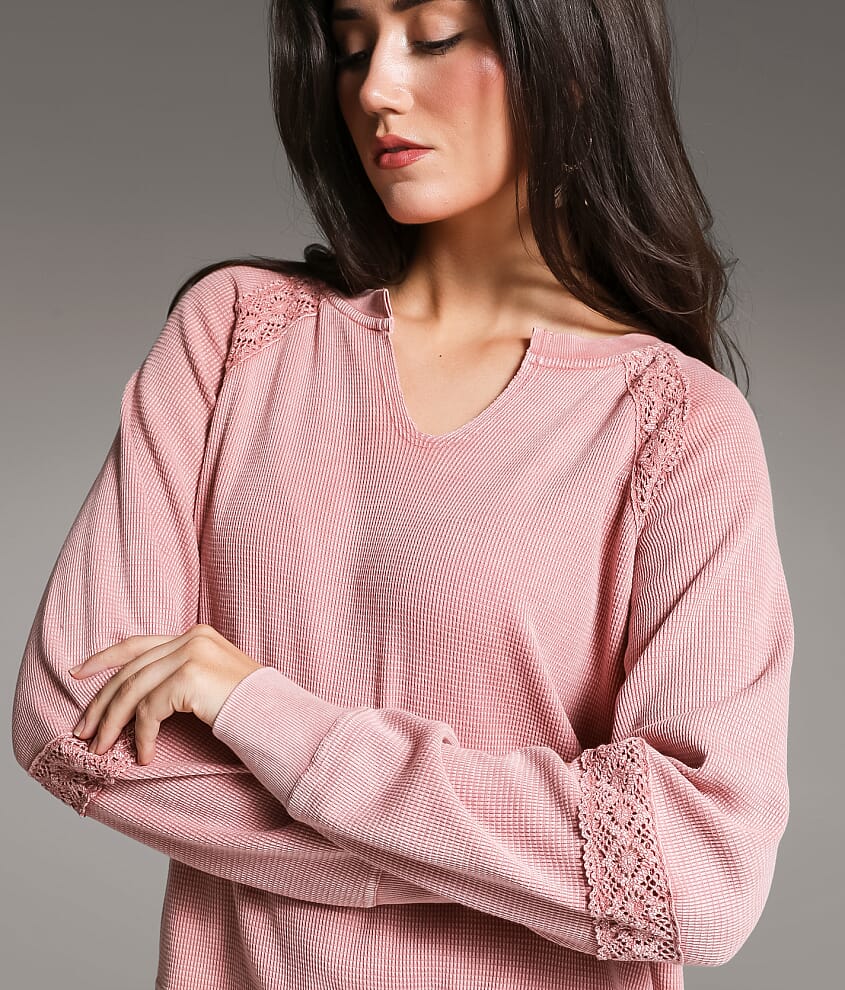 Washed Crochet Thermal
