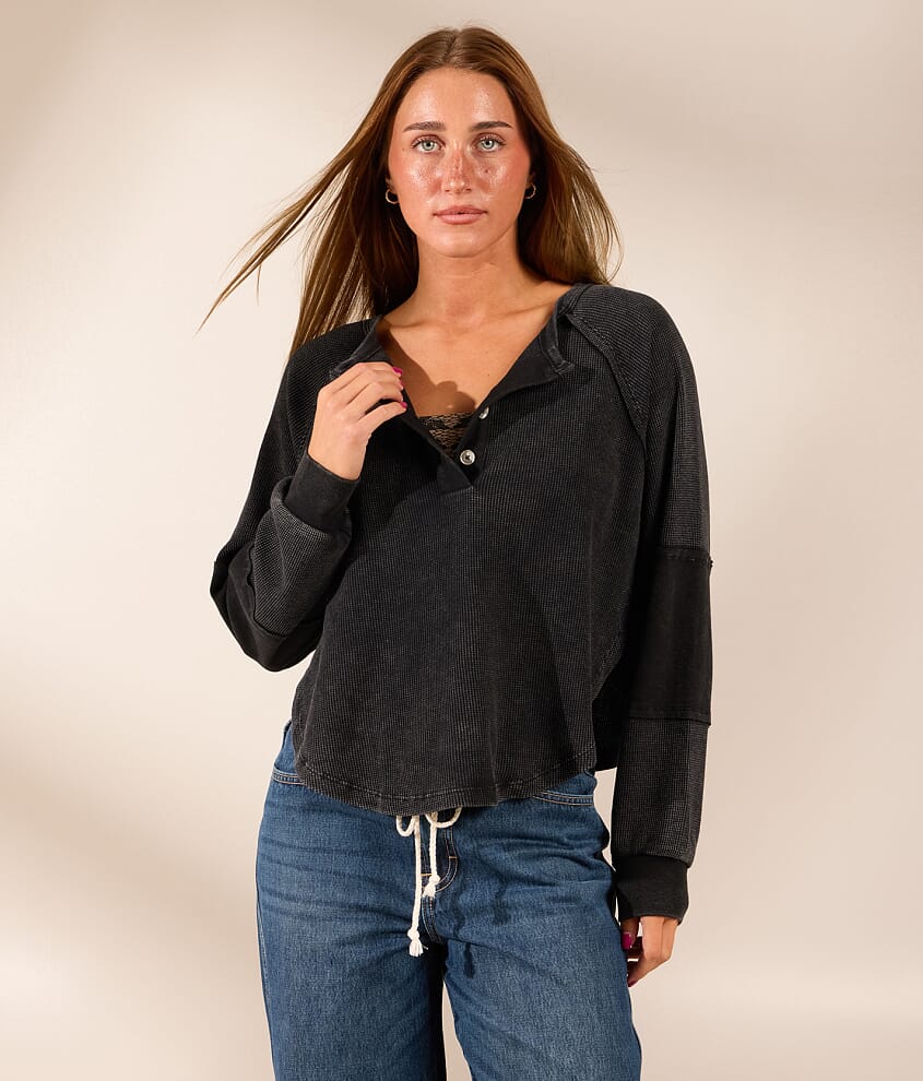 Boundless Edit - Washed Thermal Henley