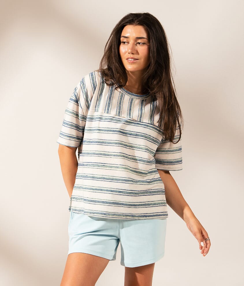 Boundless Edit - Textured Stripe T-Shirt