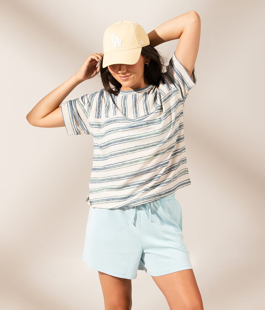 Boundless Edit - Textured Stripe T-Shirt - thumbnail 2