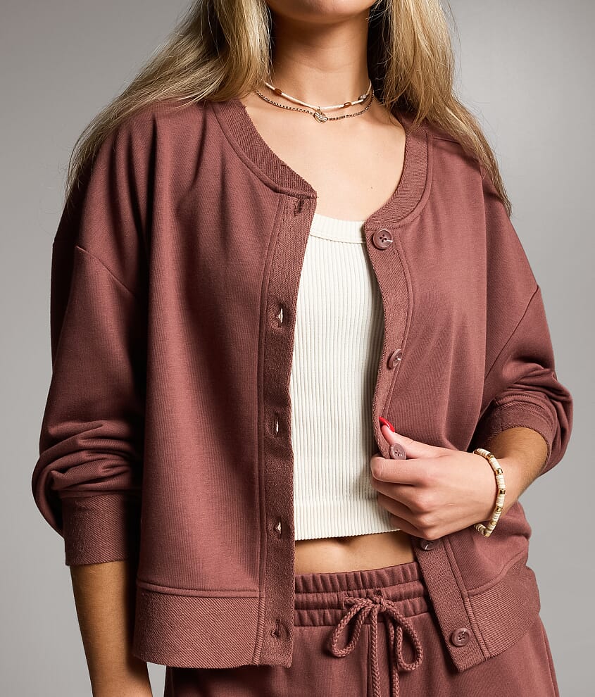 Two Way Washed Cardigan