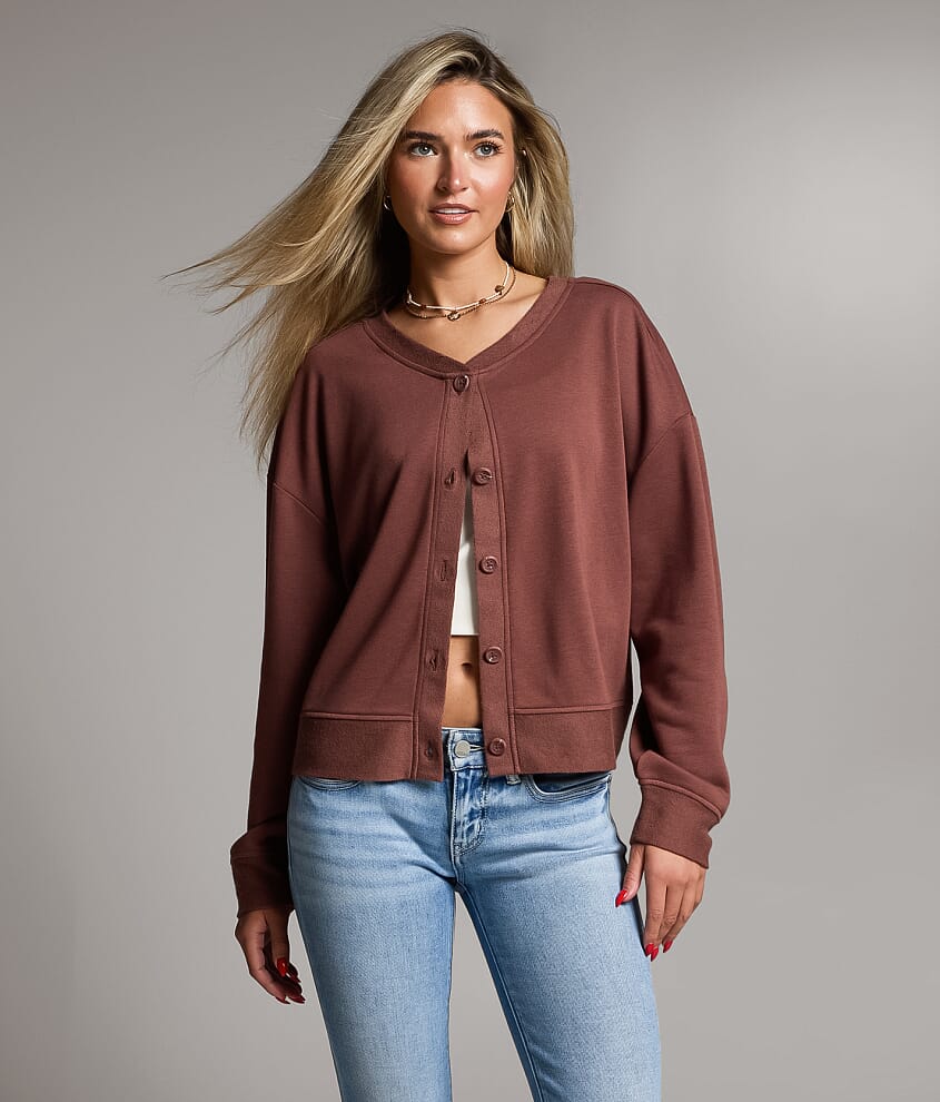 Two Way Washed Cardigan - thumbnail 8