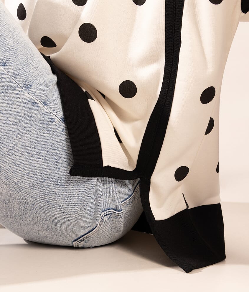 Boundless Edit - Polka Dot Oversized Pullover - thumbnail 4