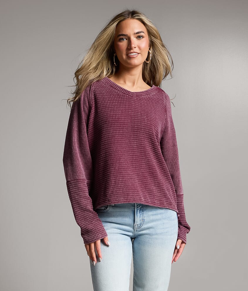 Boundless Edit - Washed Waffle Top