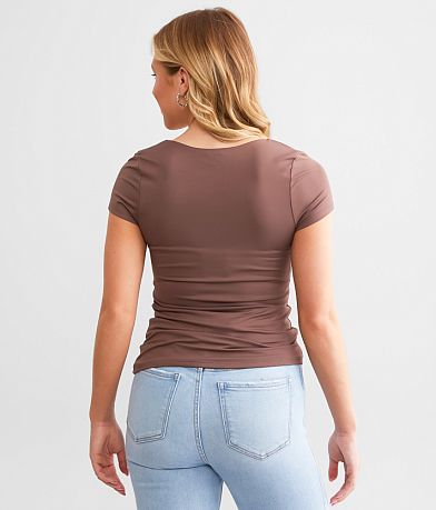 Buckle Black Shaping &amp; Smoothing Top BACK
