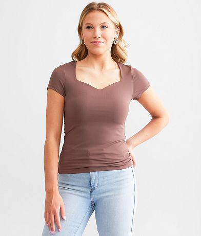 Buckle Black Shaping &amp; Smoothing Top FULL_LEFT_SIDE