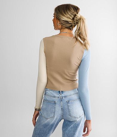FITZ + EDDI Color Block Top BACK