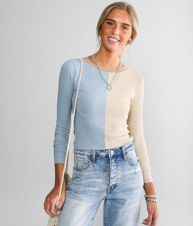 FITZ + EDDI Color Block Top FULL_RIGHT_SIDE