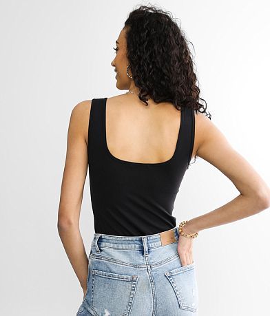 red by BKE Scoop Neck Bodysuit BACK