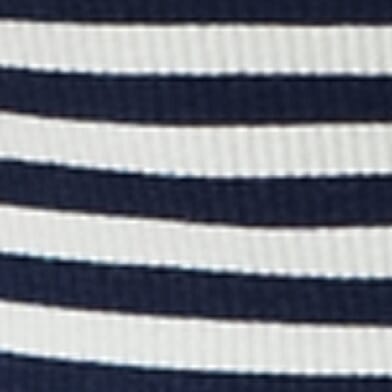 Navy And Cream Stripe