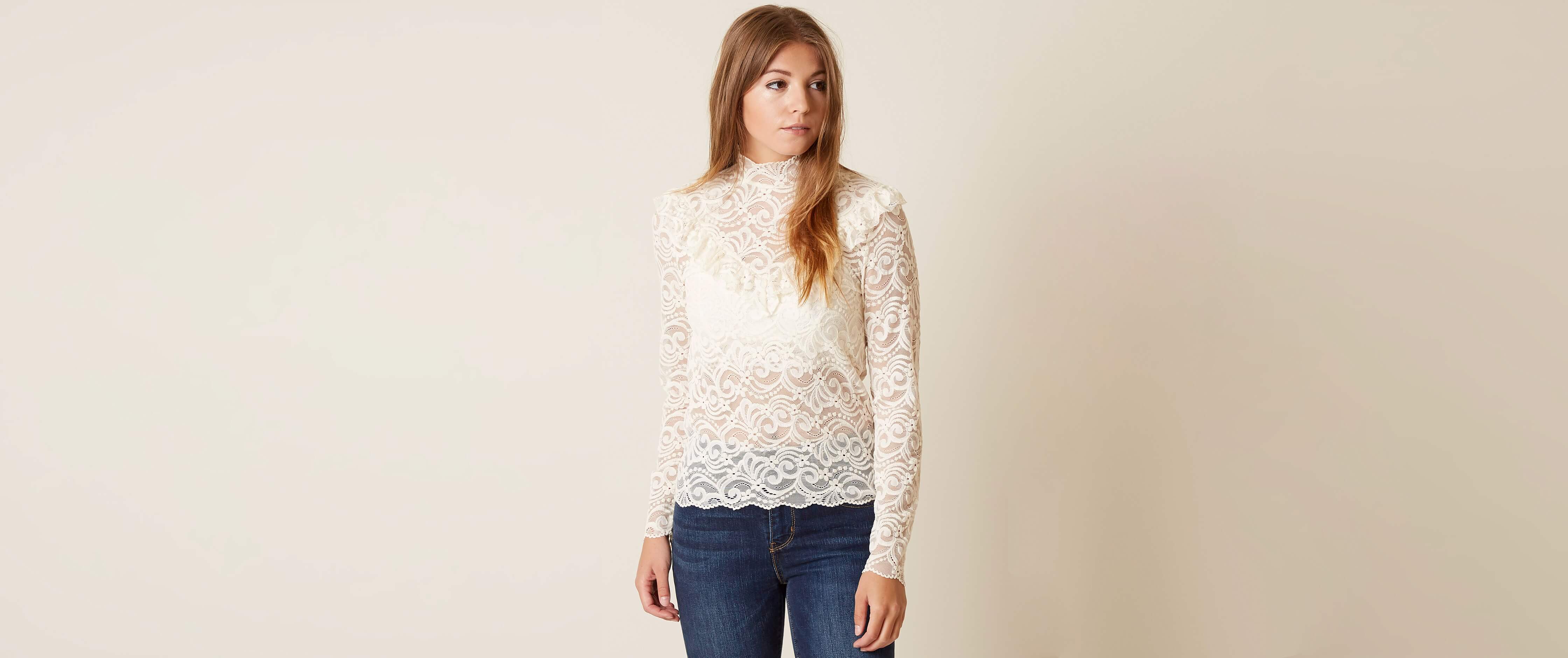 Image of BKE Boutique Lace Top