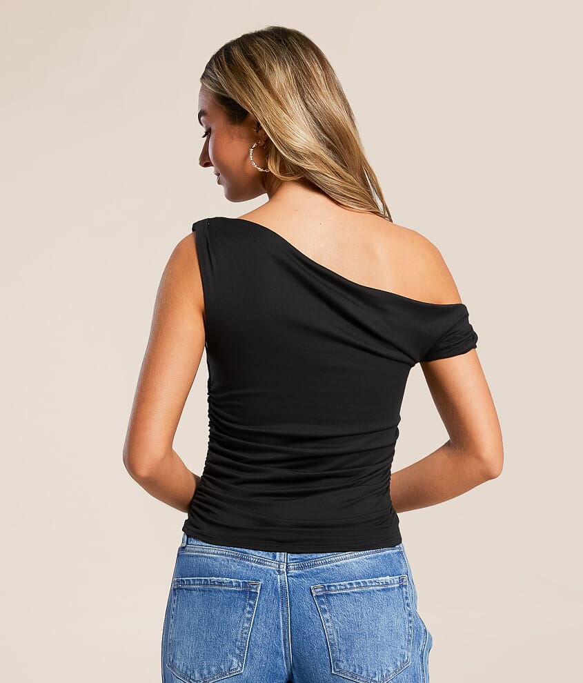 Twisted Off The Shoulder Tank Top - thumbnail 2