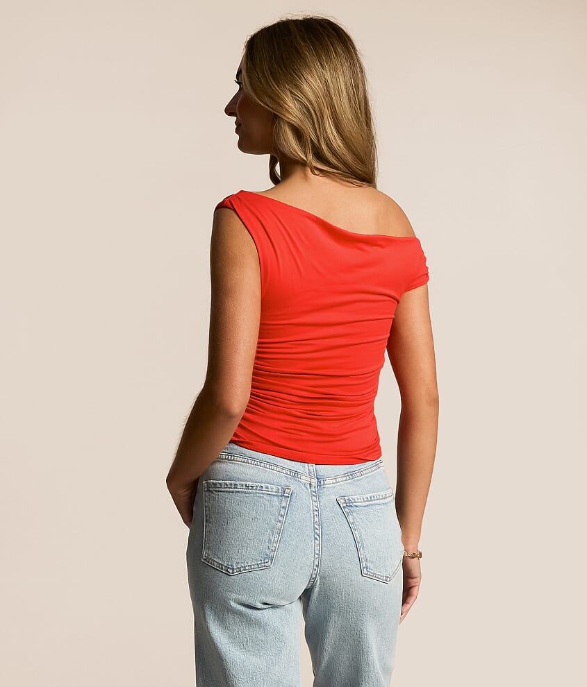 Twisted Off The Shoulder Tank Top - thumbnail 6