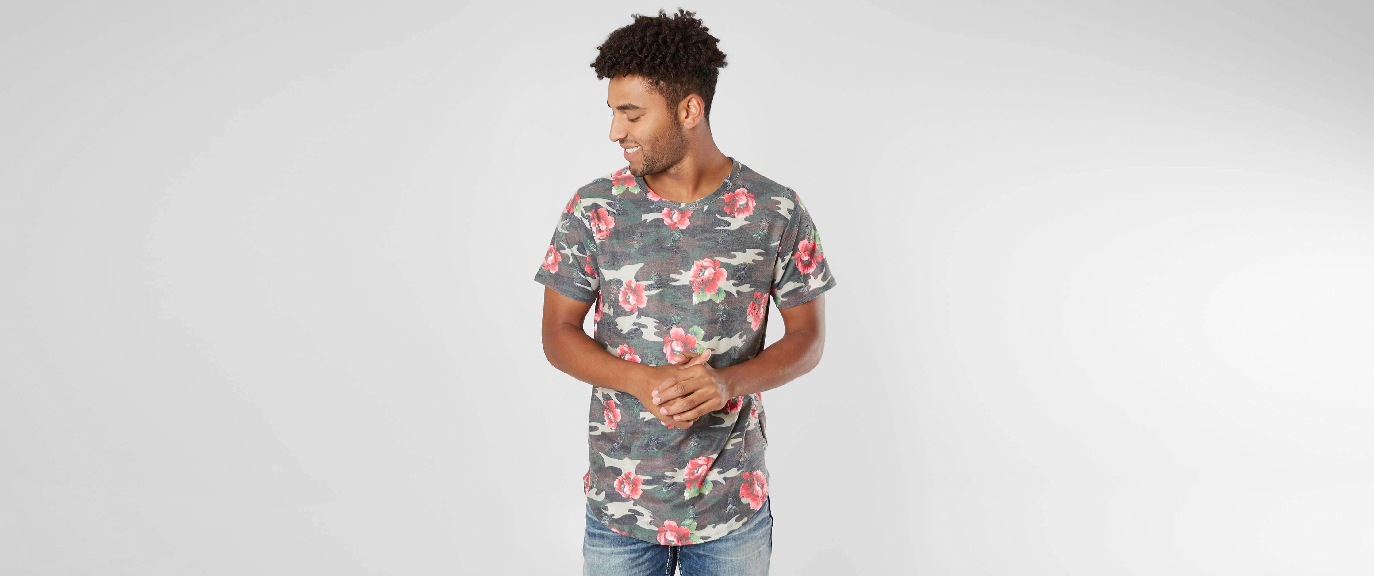Image of Nova Industries Destructed Floral T-Shirt