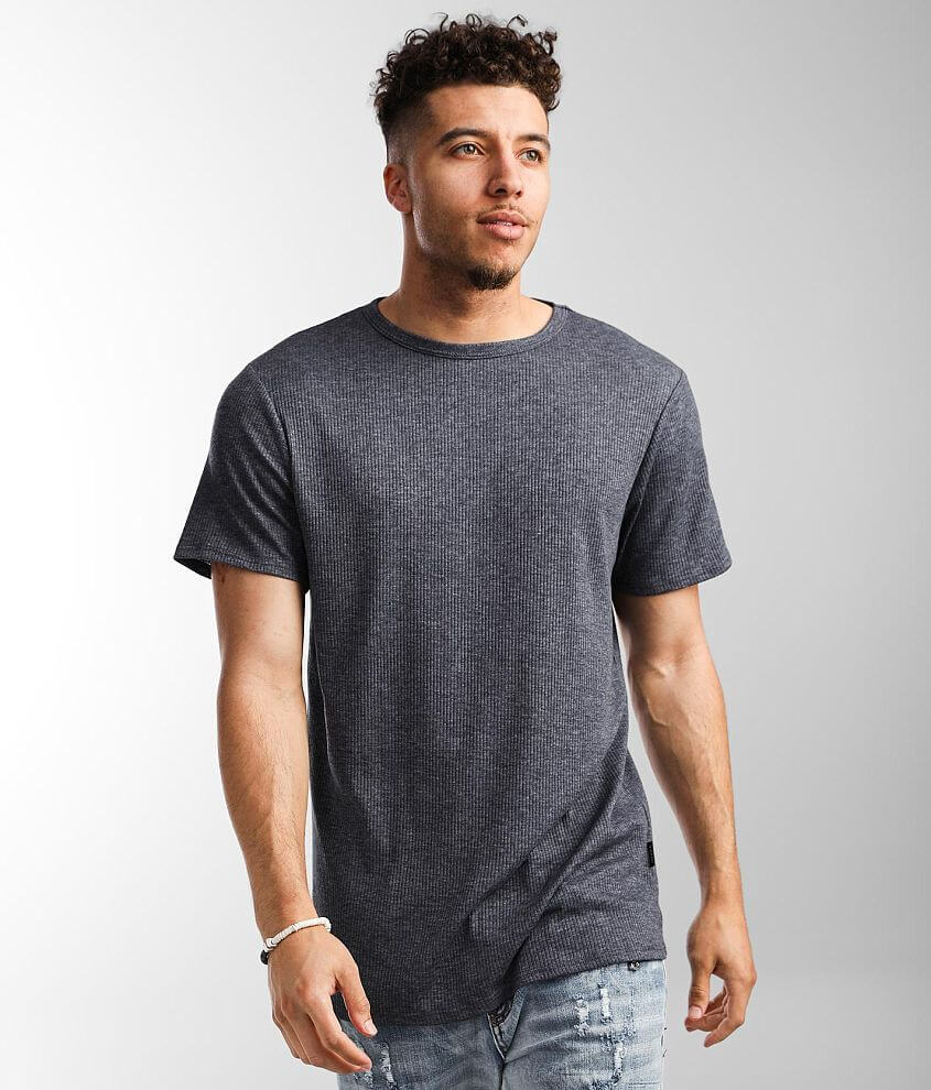 Nova Industries Ribbed Long Body T-Shirt front view