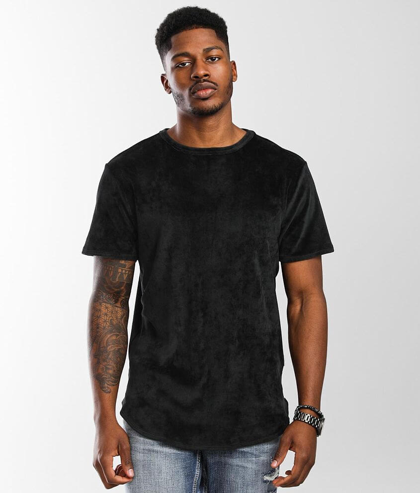 Nova Industries Velour T Shirt Men s T Shirts in Black Buckle