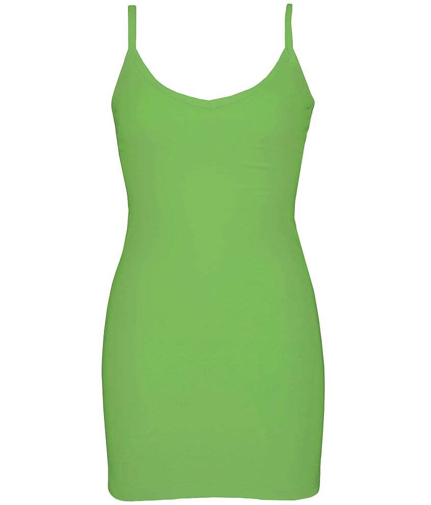 BKE V-Neck Extra Long & Lean Tank Top front view