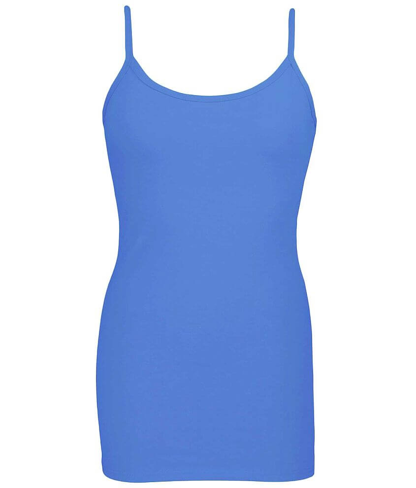 BKE Long Strappy Tank Top front view
